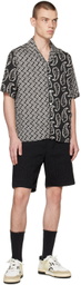 Rhude Black Graphic Shirt