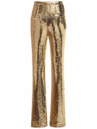 RABANNE Sequined Straight Pants