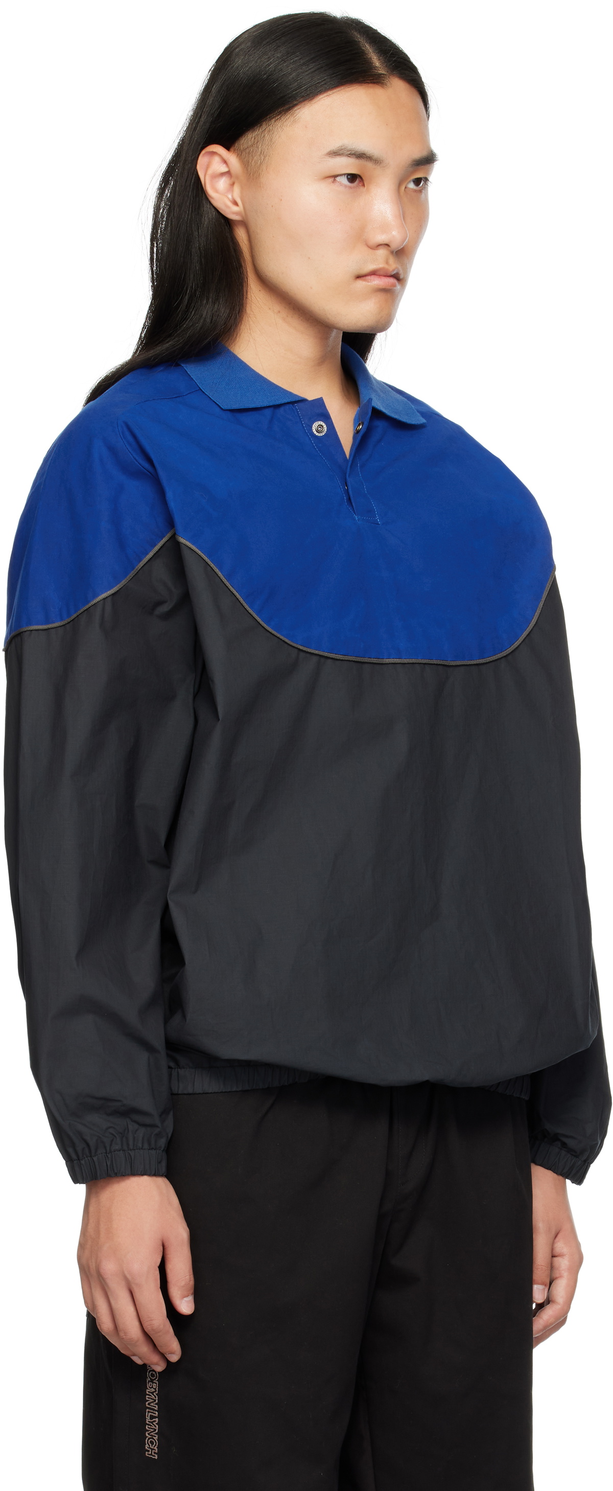 Robyn Lynch Blue & Black Pullover Polo