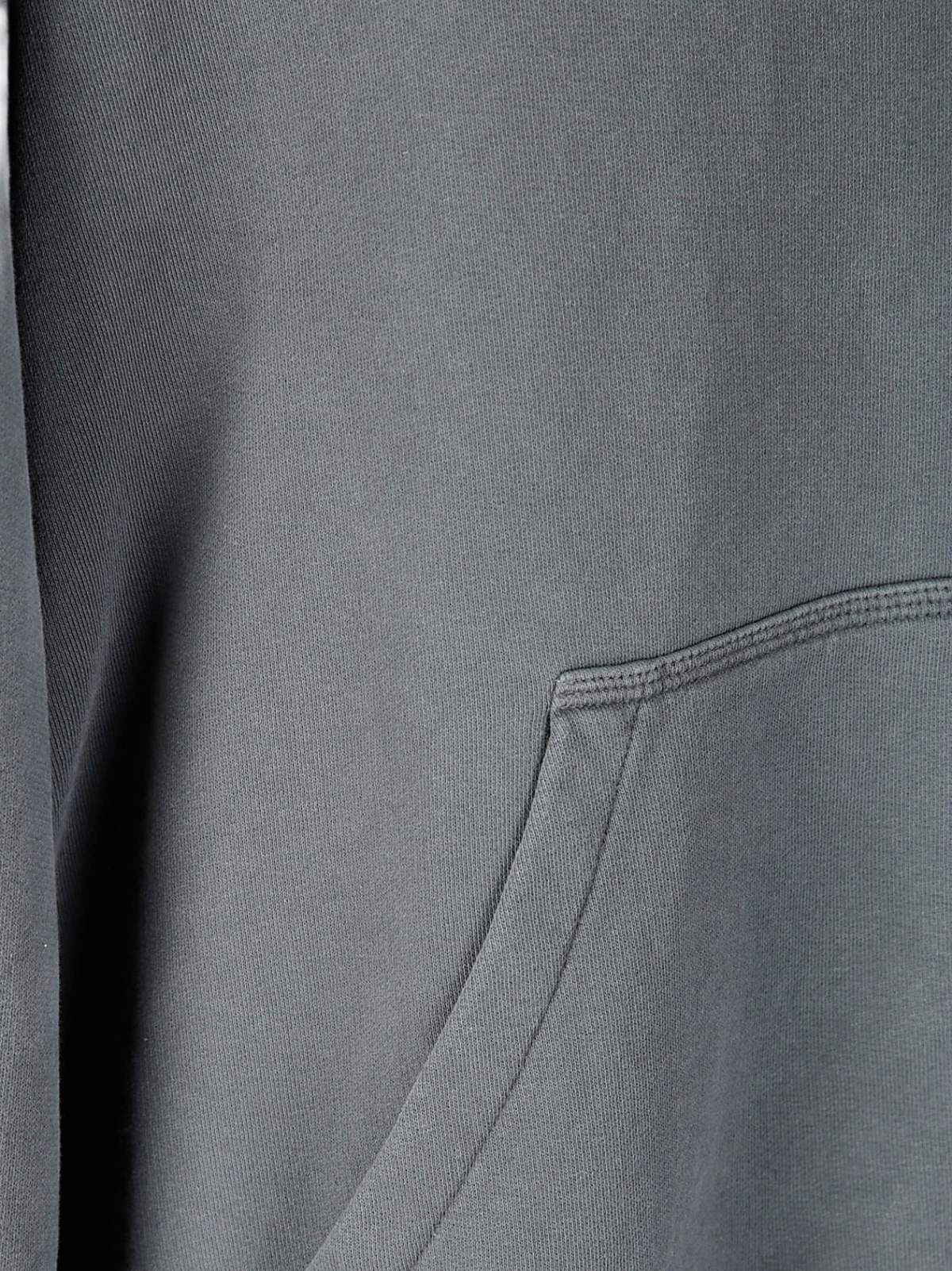 Maison Margiela Graphite Cotton Oversize Sweatshirt Maison