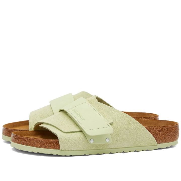 Photo: Birkenstock Kyoto in Faded Lime Suede
