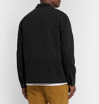 Folk - Fraction Panelled Washed Cotton-Canvas Jacket - Black