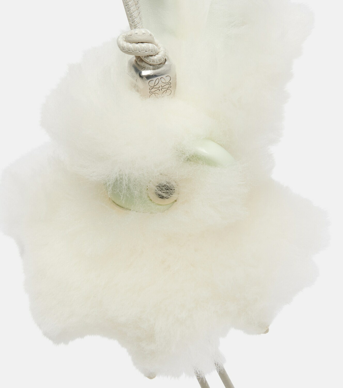 Loewe Bunny shearling bag charm