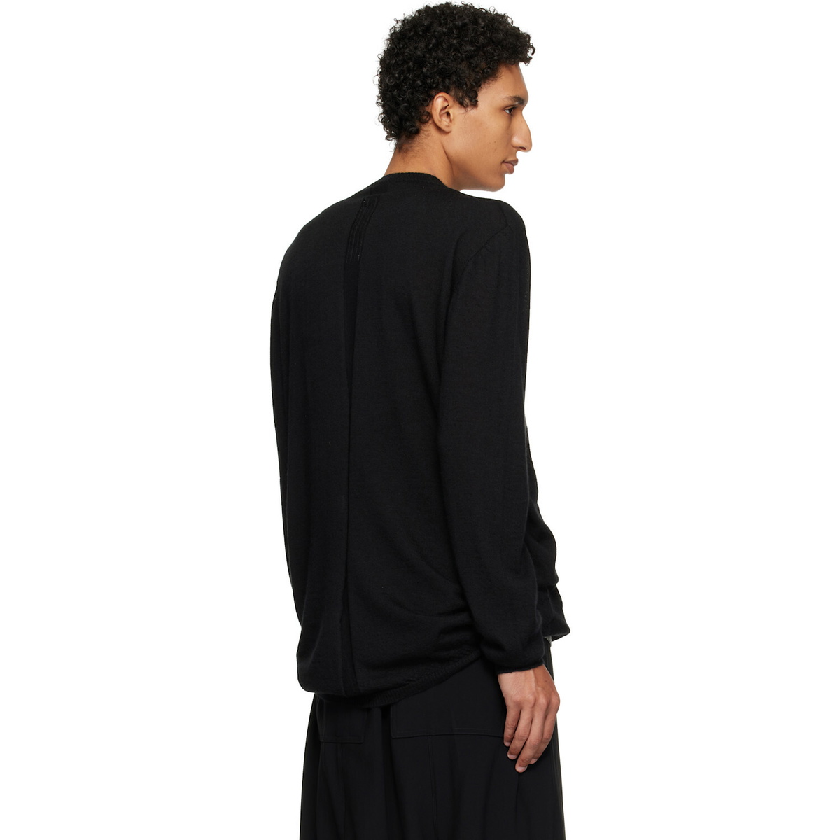 Rick Owens Black Tower Oversized Level Sweater
