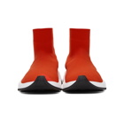 Balenciaga Red Speed High-Top Sneakers