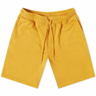 Colorful Standard Men's Classic Organic Sweat Short in Burned Yellow