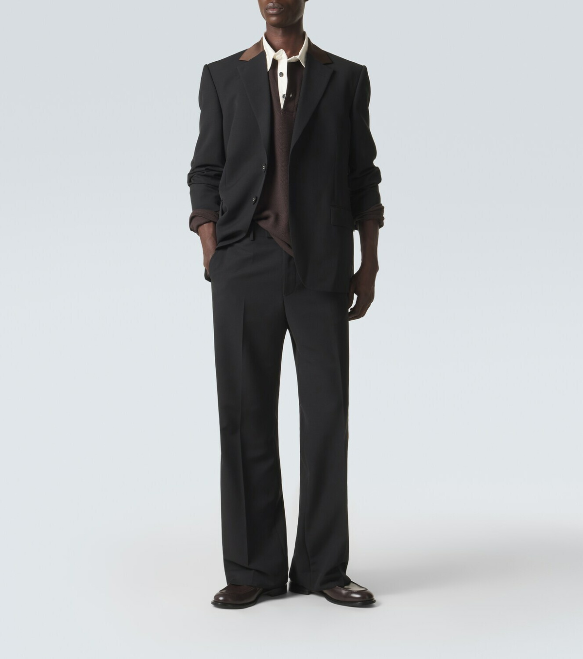 Wales Bonner City cotton-blend polo shirt