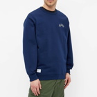 WTAPS Men's Club Crew Sweat in Navy