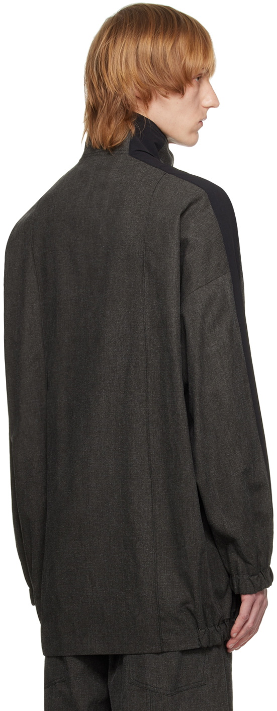Y's Gray Epaulette Jacket