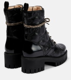 Gucci - GG quilted leather lace-up boots