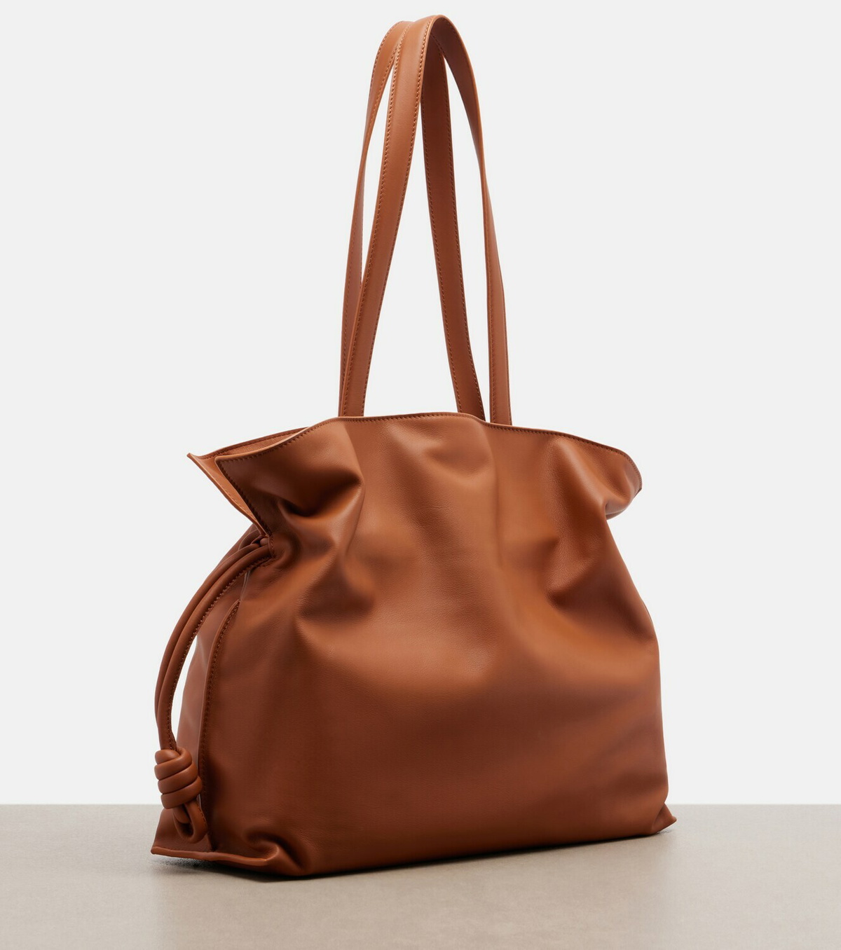 Loewe Flamenco Large leather clutch