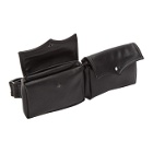 Boramy Viguier Black Faux-Leather Belt Bag
