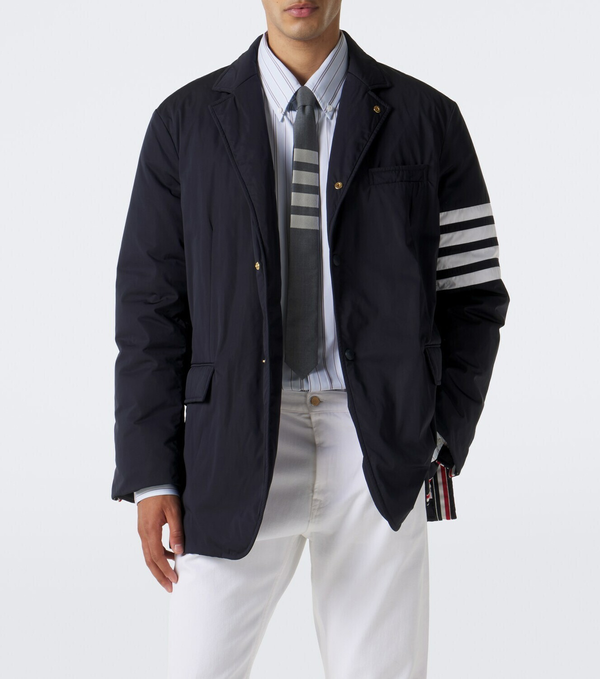Thom Browne 4-Bar down jacket