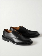 Mr P. - James Polished-Leather Derby Shoes - Black