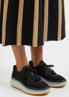 Chloe Nama Panelled Recycled Mesh Sneakers Black