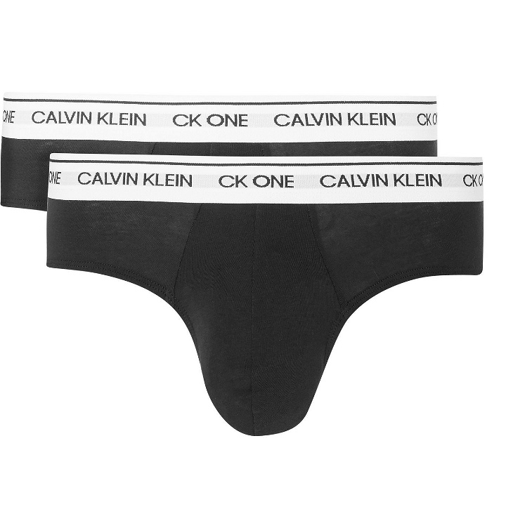 Photo: Calvin Klein Underwear - Two-Pack Stretch-Cotton Briefs - Black
