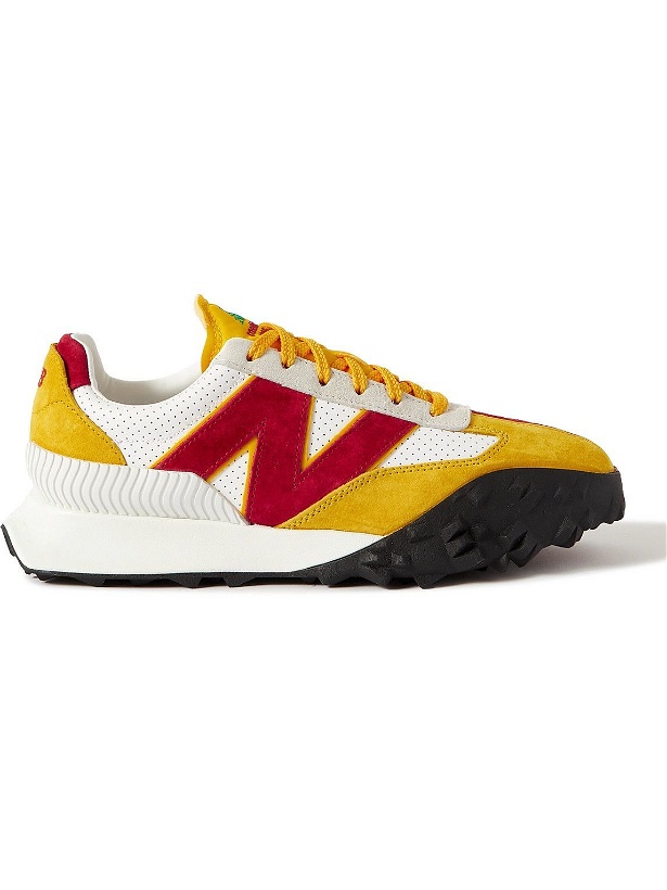 Photo: New Balance - Casablanca XC72 Suede-Trimmed Leather Sneakers - Yellow
