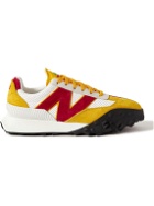 New Balance - Casablanca XC72 Suede-Trimmed Leather Sneakers - Yellow