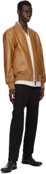 MACKAGE Tan & Khaki Easton-SA Reversible Leather Jacket