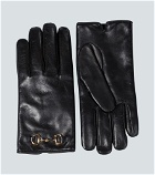 Gucci - Horsebit leather gloves