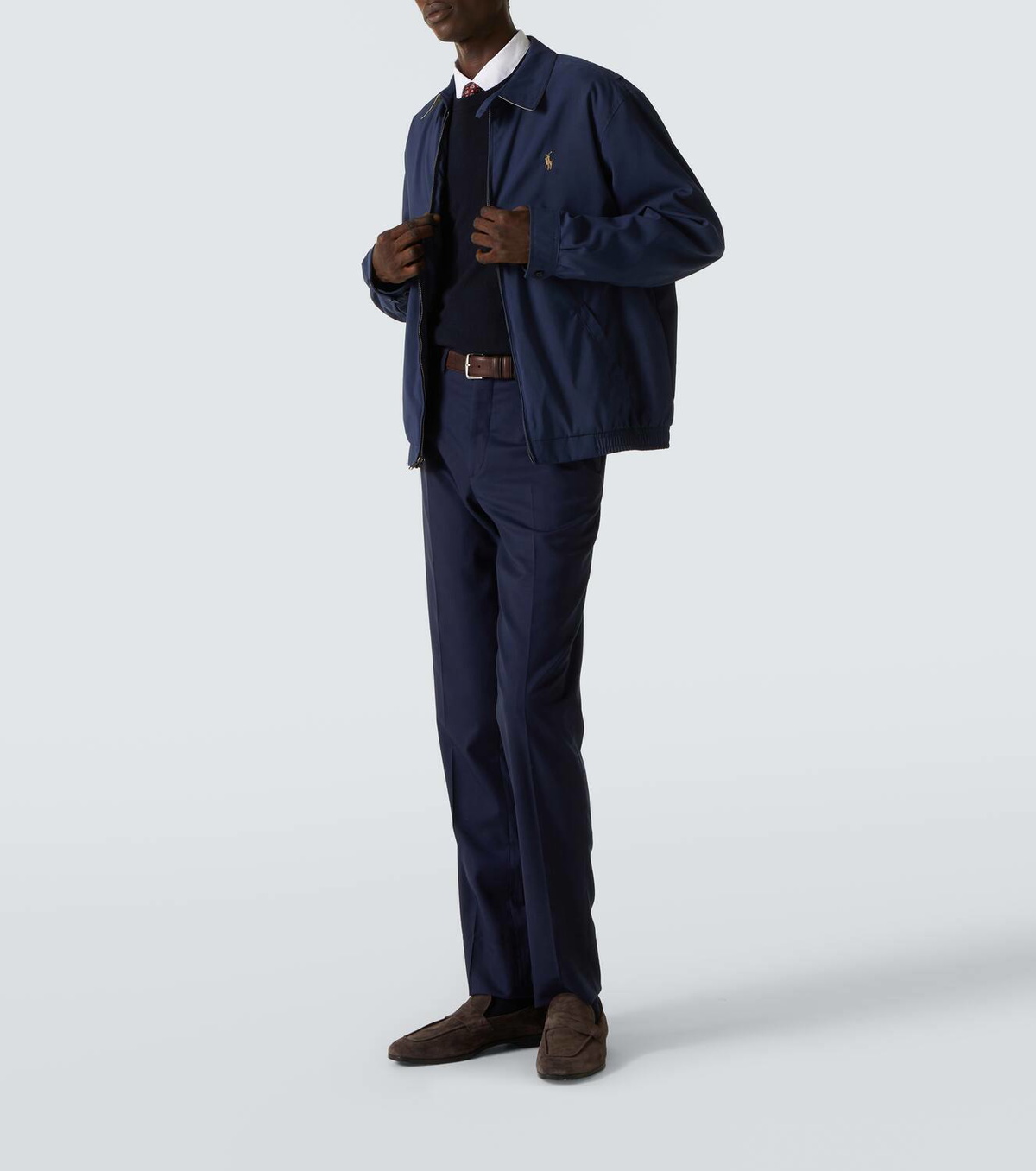 Ralph Lauren Purple Label Gregory mid-rise wool chinos