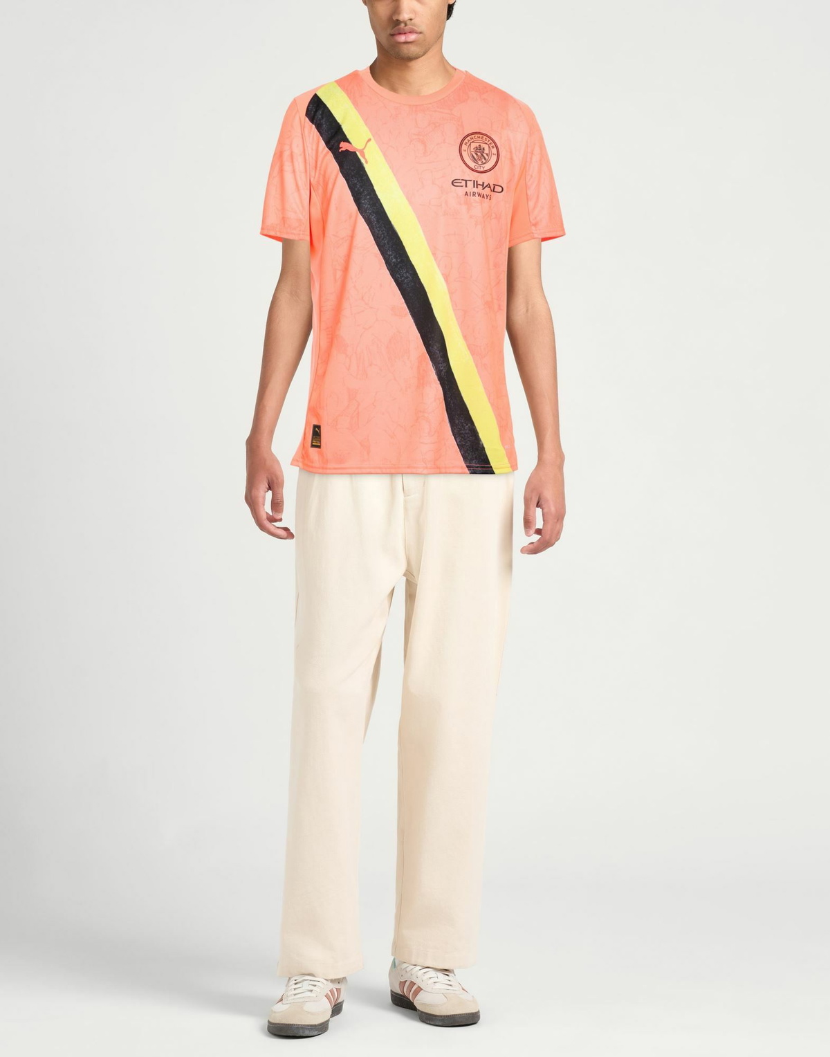 Puma Mens T-shirt in Orange