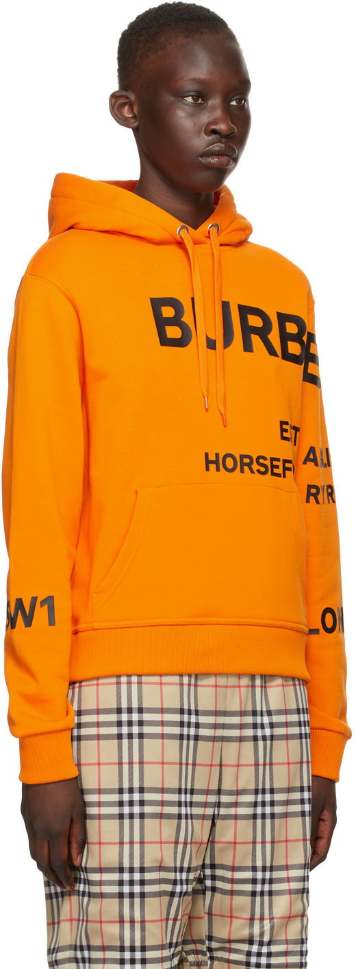 Burberry Orange Hoodie – RCR Luxury Boutique