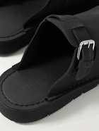 VINNY's - Pool Suede Mules - Black