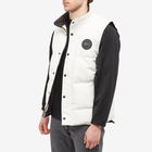 Canada Goose Men's Black Disc Garson Vest in Morthstar White