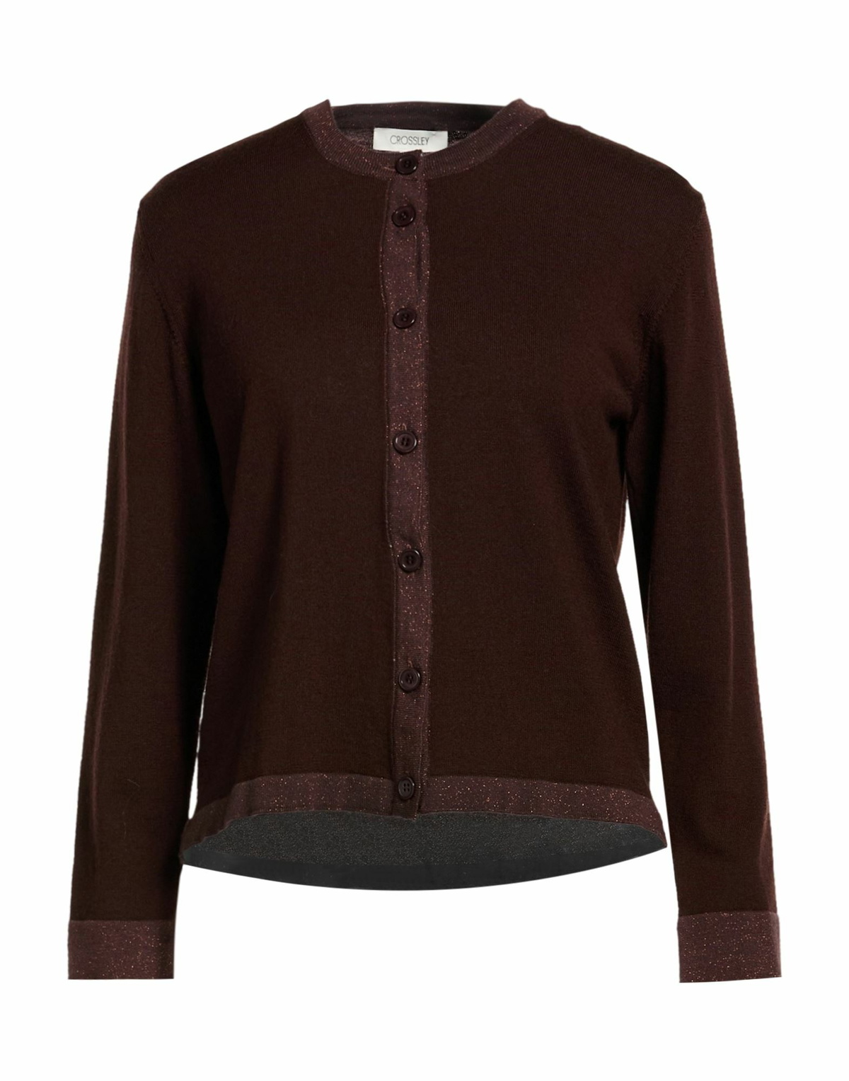 Crossley Womens Cardigan Chocolate in Brown