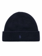 Polo Ralph Lauren - Logo-Embroidered Ribbed Cashmere Beanie
