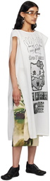 Ashley Williams White Printed Tank Top