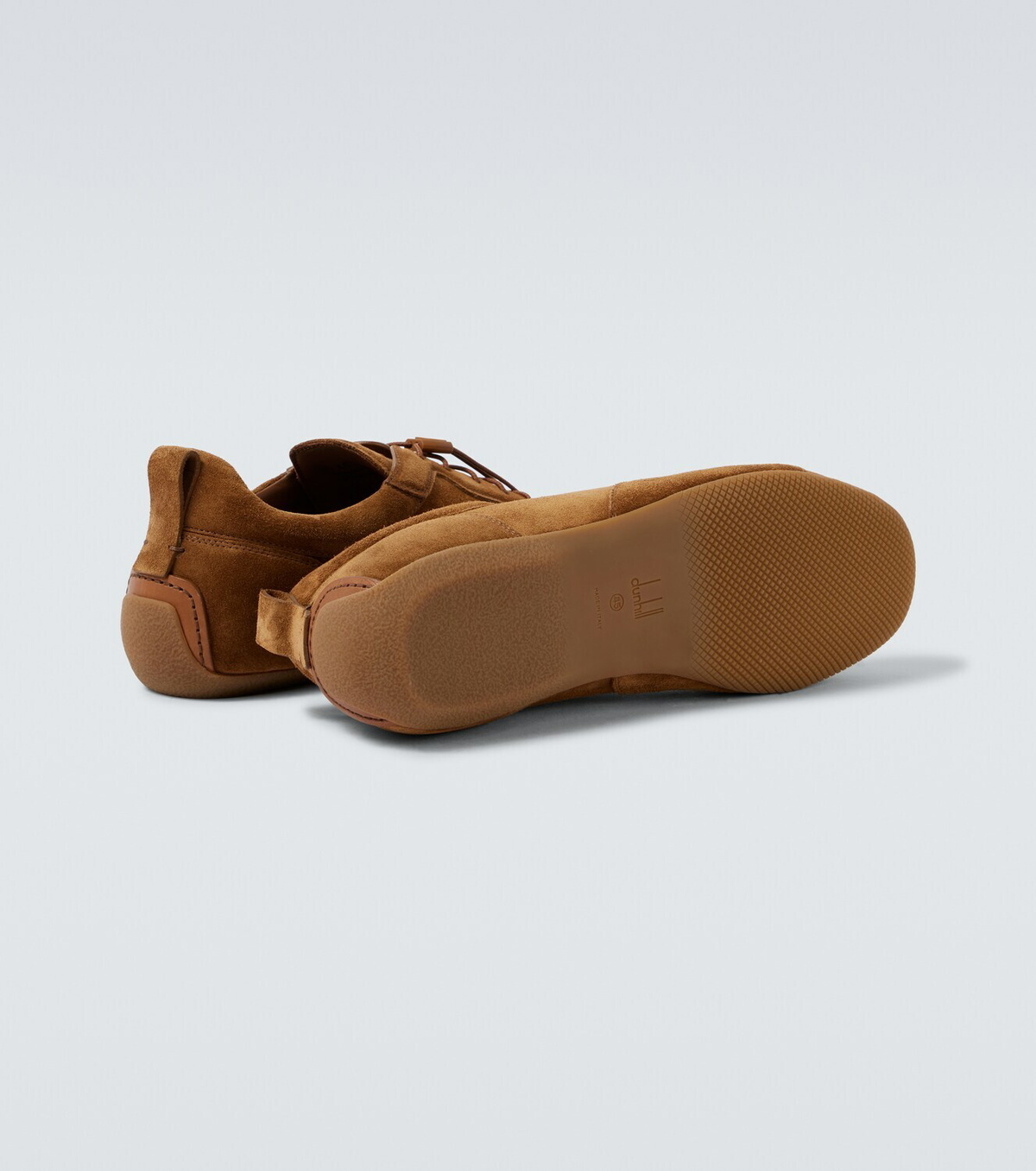 Dunhill Davies Automotive suede sneakers