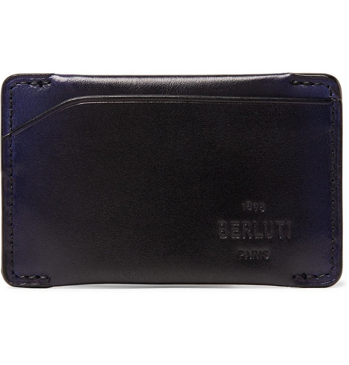 Photo: Berluti - Easy Epure Leather Cardholder - Black
