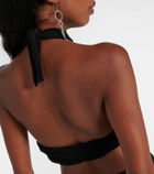 Jade Swim Aylin halterneck wrap top