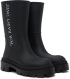 Off-White Black Reboot Rainy Days Boots