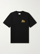 Aimé Leon Dore - Unisphere Logo-Print Cotton-Jersey T-Shirt - Black