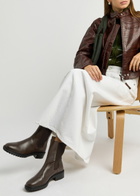 Aeyde Jack Leather Chelsea Boots Brown