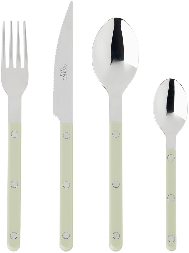 Photo: Sabre Green Bistrot Brilliant Flatware Set, 4 pcs