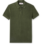 Orlebar Brown - 007 Ryder Cotton-Terry Polo Shirt - Green