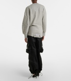 The Attico Cotton-blend cargo pants
