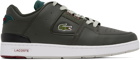 Lacoste Khaki Court Cage Sneakers
