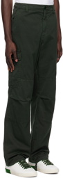 Dolce&Gabbana Green Garment-Dyed Cargo Pants