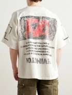 RRR123 - Nature of Man CVA Printed Cotton-Jersey T-Shirt - White