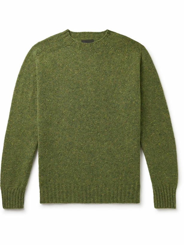 Photo: Howlin' - Terry Donegal Wool Sweater - Green