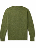 Howlin' - Terry Donegal Wool Sweater - Green