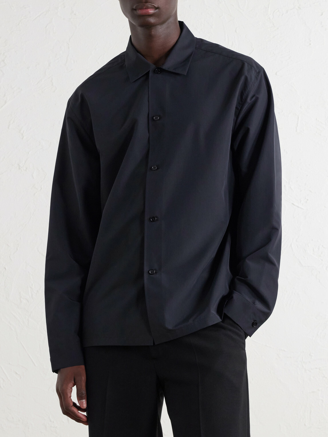 Jil Sander - Satin Shirt - Black