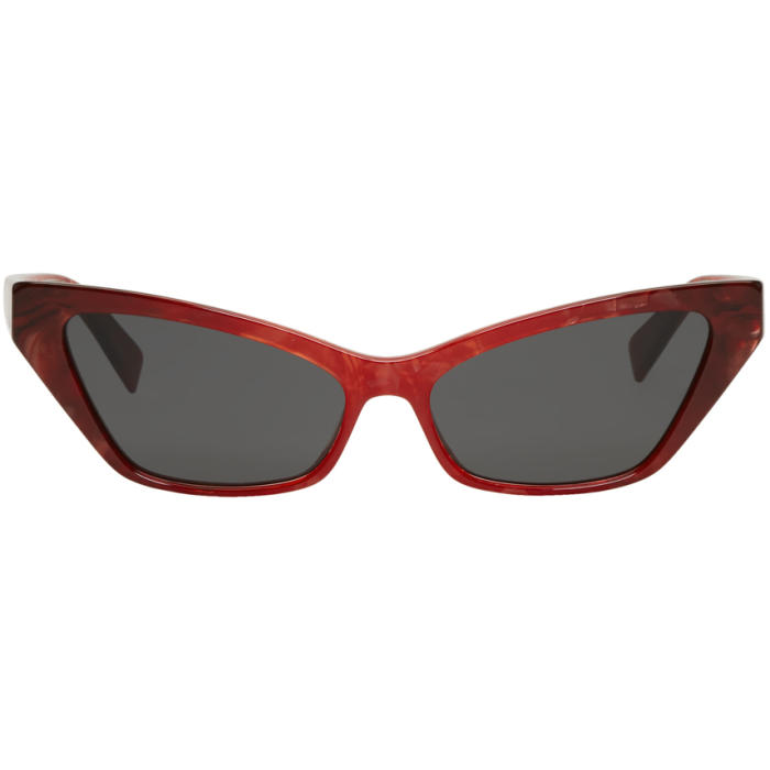 Oliver Peoples pour Alain Mikli Red Le Matin Sunglasses