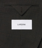 Lardini Checked double-breasted virgin wool suit