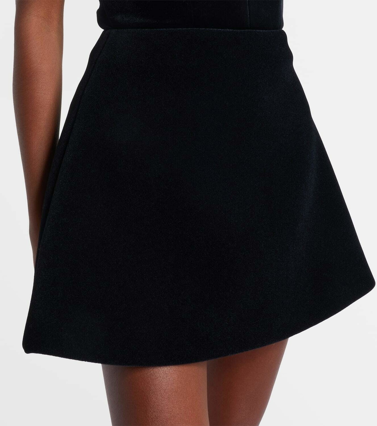 David Koma Velvet miniskirt